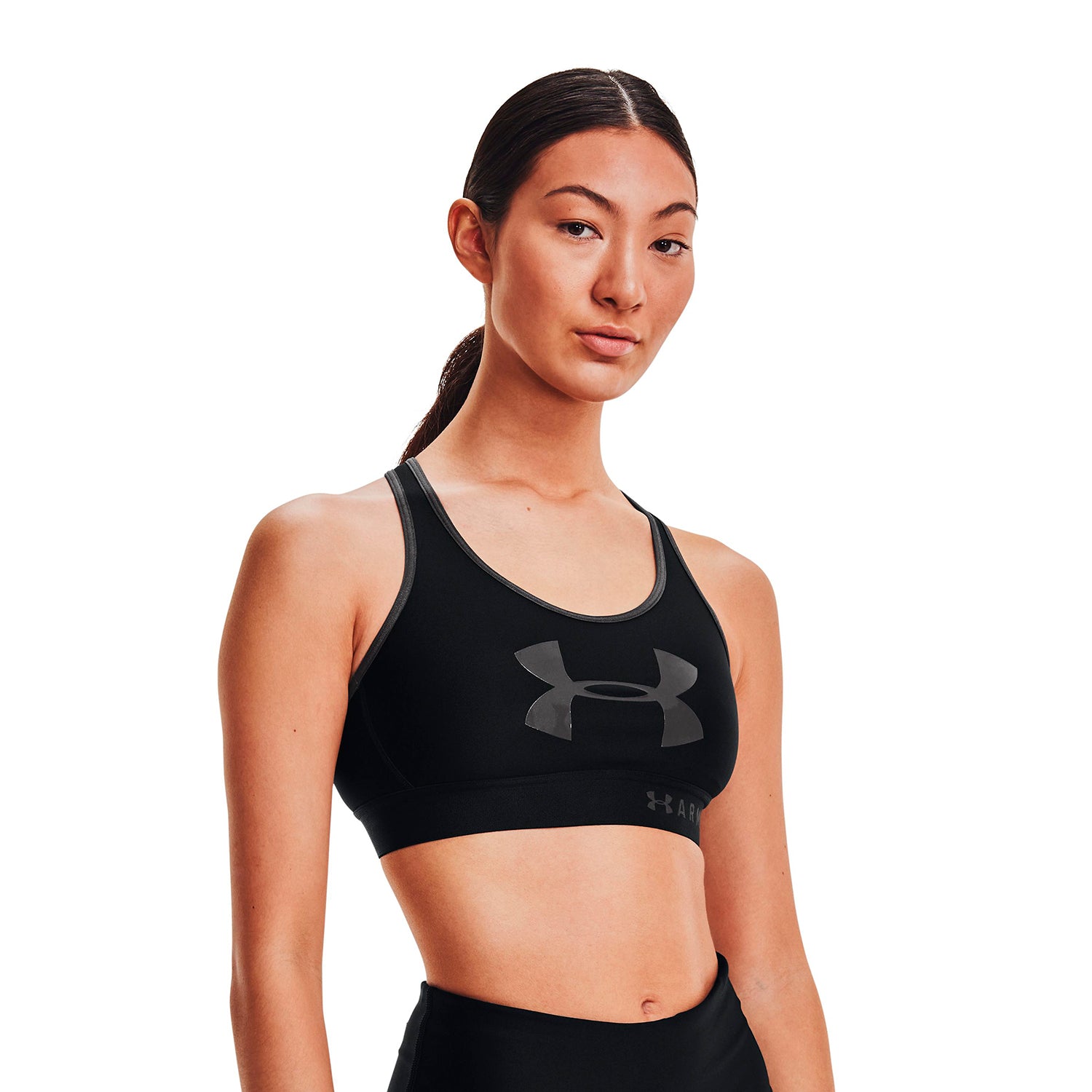 Sosten Deportivo Armour® Mid Keyhole Graphic para Mujer