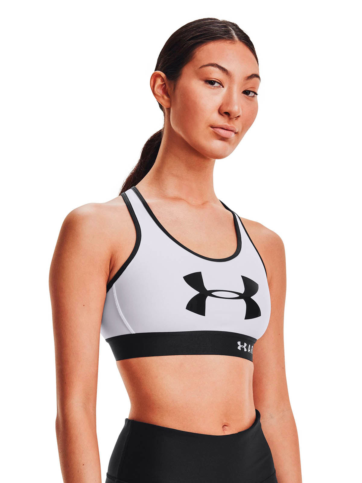 Sosten Deportivo Armour® Mid Keyhole Graphic para Mujer