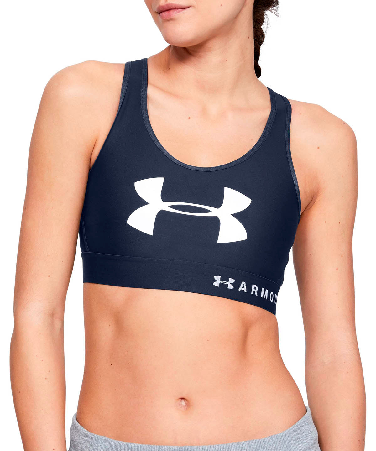 Sosten Deportivo Armour® Mid Keyhole Graphic para Mujer