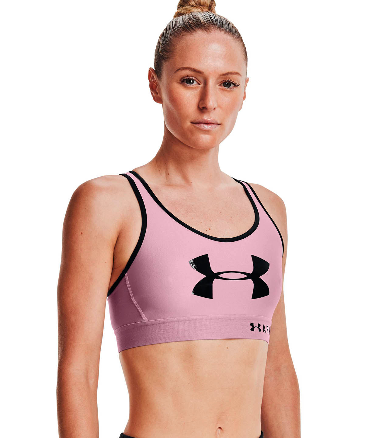 Sosten Deportivo Armour® Mid Keyhole Graphic para Mujer