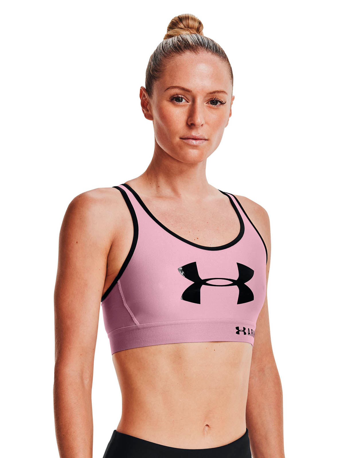 Sosten Deportivo Armour® Mid Keyhole Graphic para Mujer