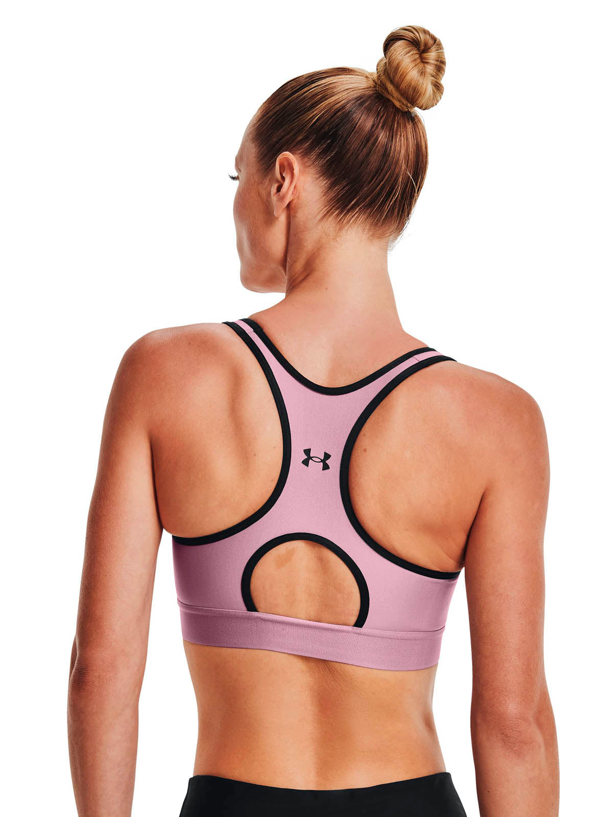 Sosten Deportivo Armour® Mid Keyhole Graphic para Mujer