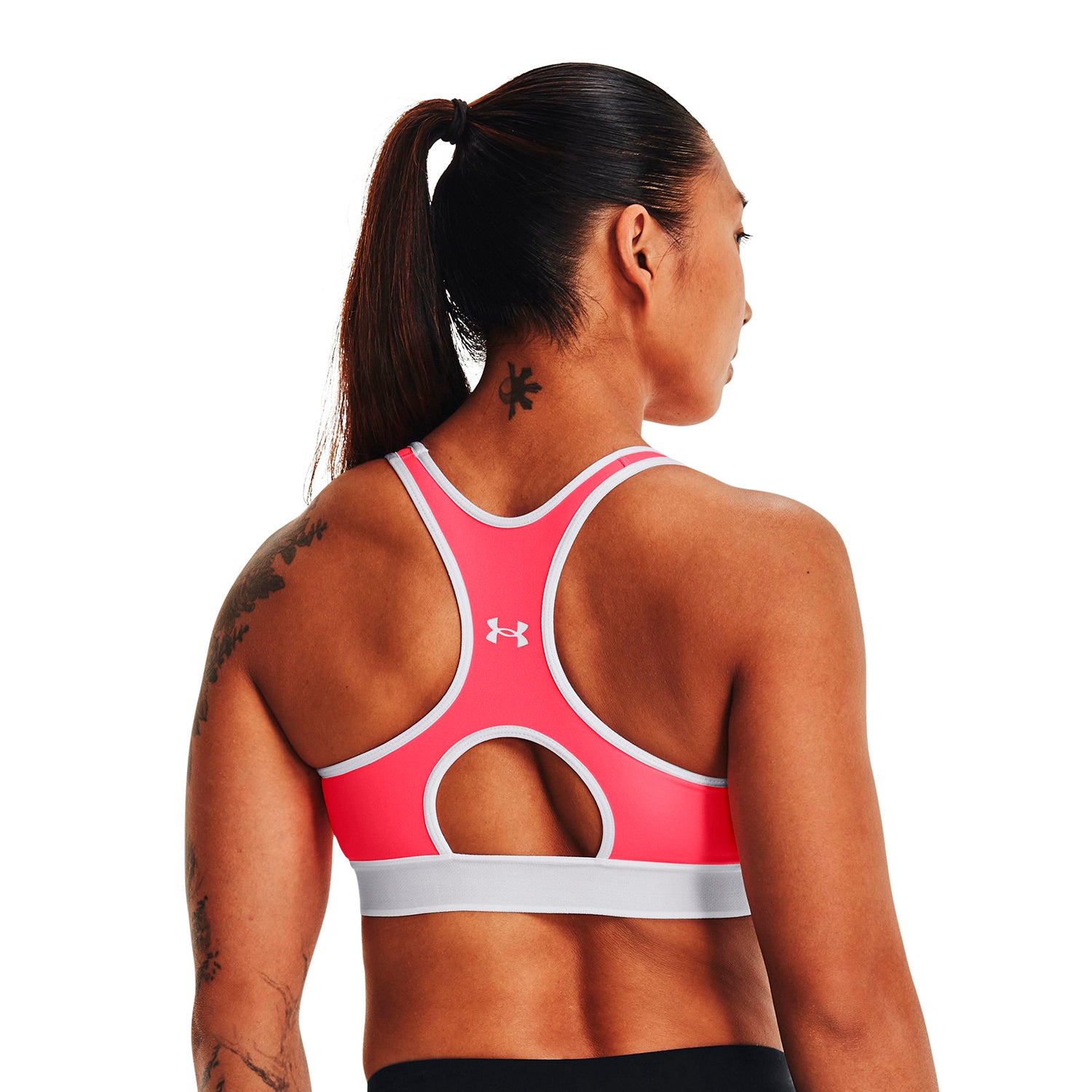 Sosten Deportivo Armour® Mid Keyhole Graphic para Mujer