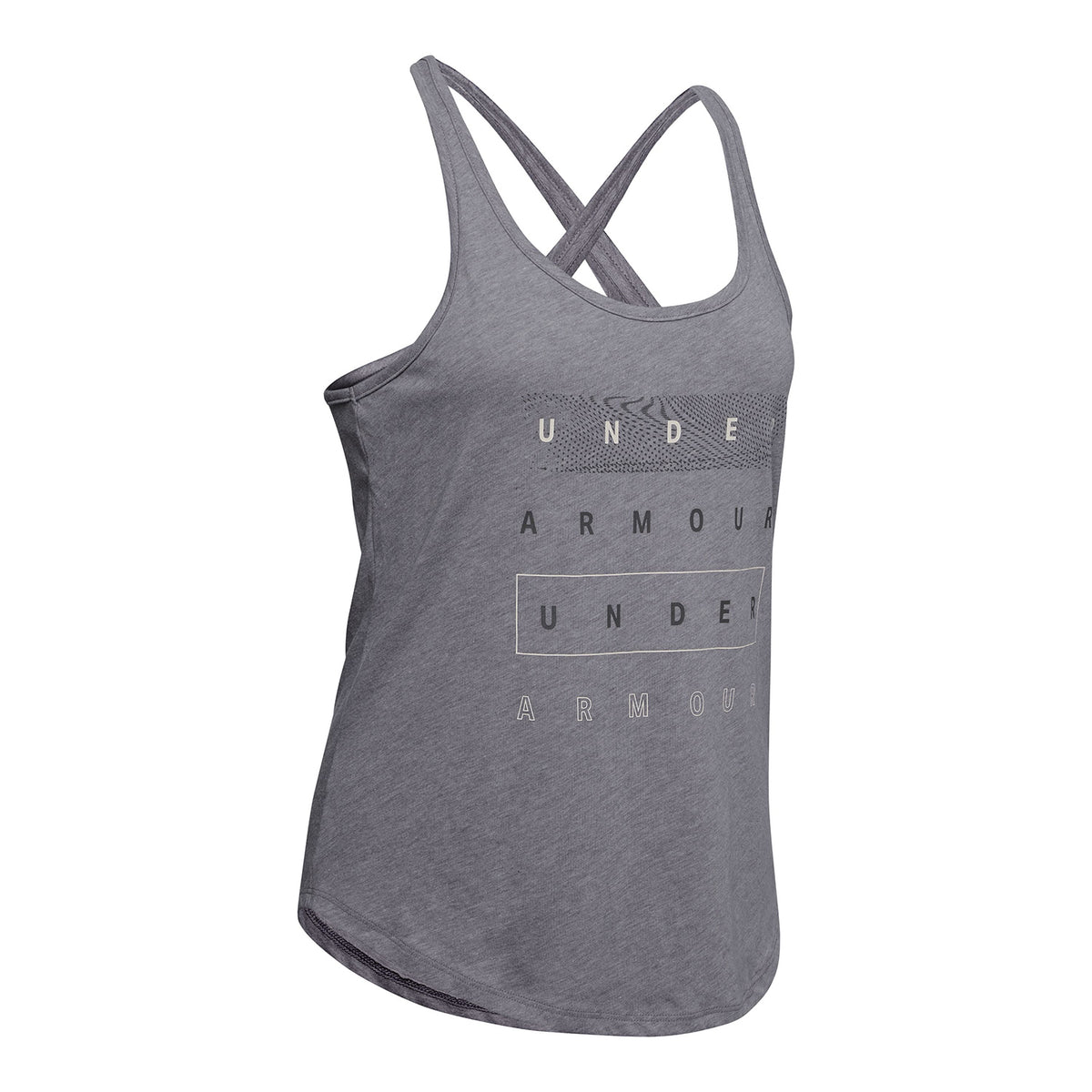 Polera sin Mangas UA Graphic Motion Wave X-Back para Mujer