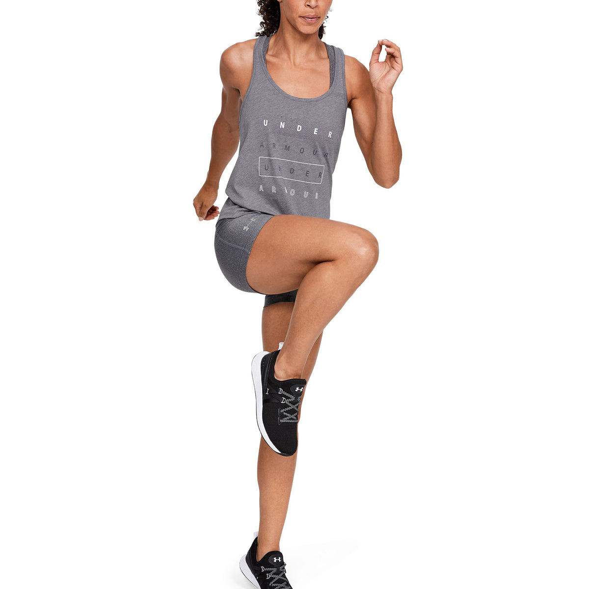 Polera sin Mangas UA Graphic Motion Wave X-Back para Mujer