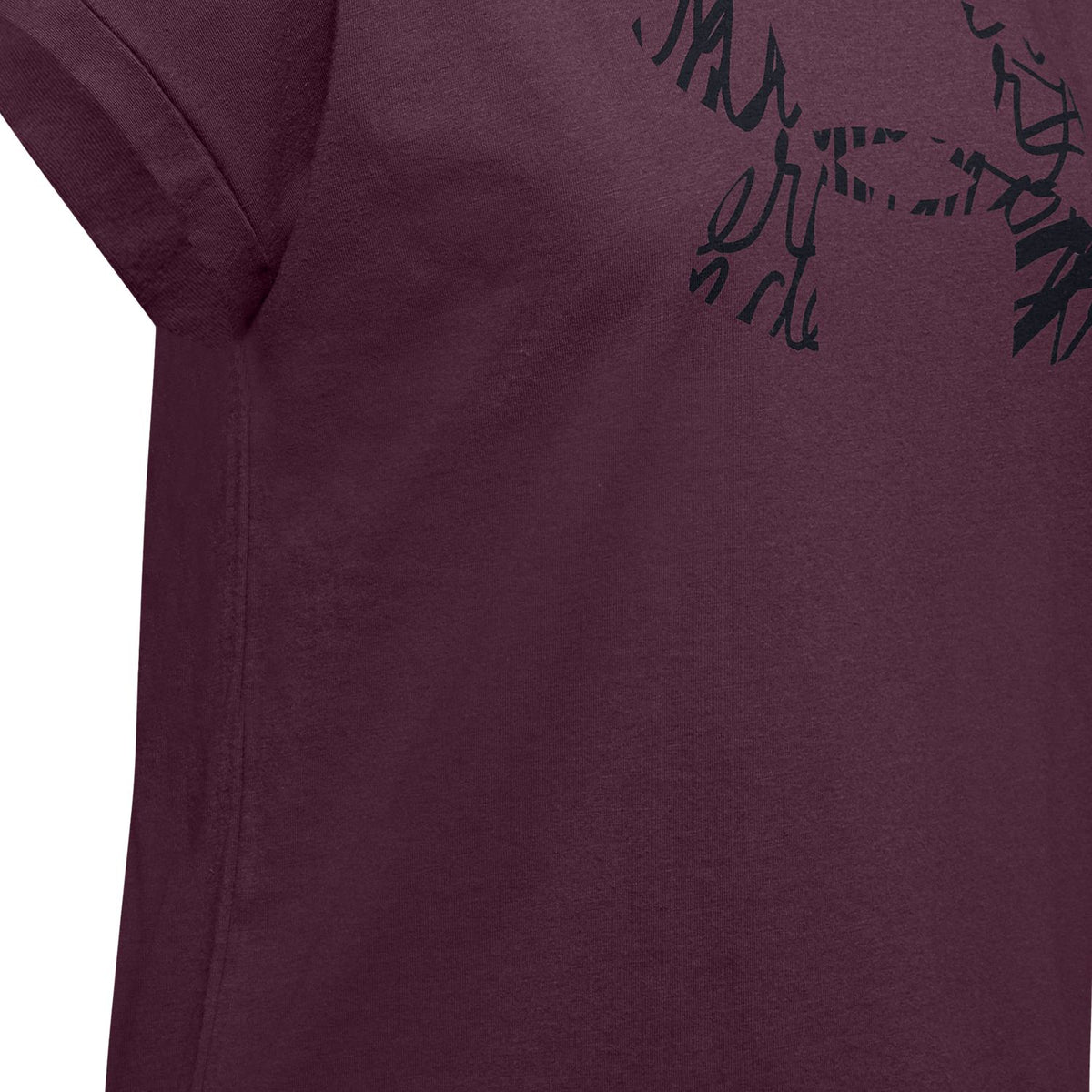 Polera manga corta UA Graphic Script Logo Fashion para mujer