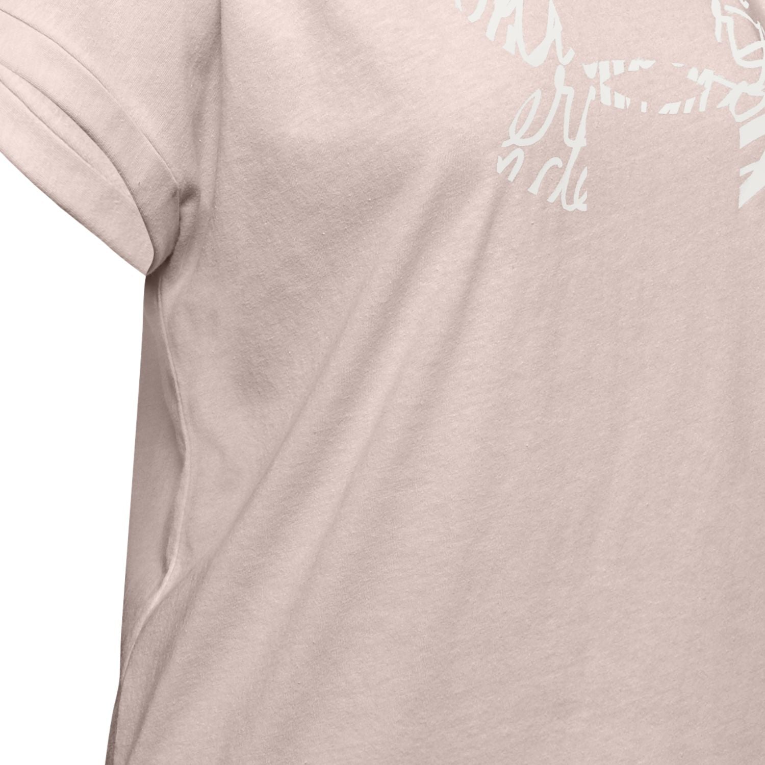 Polera manga corta UA Graphic Script Logo Fashion para mujer