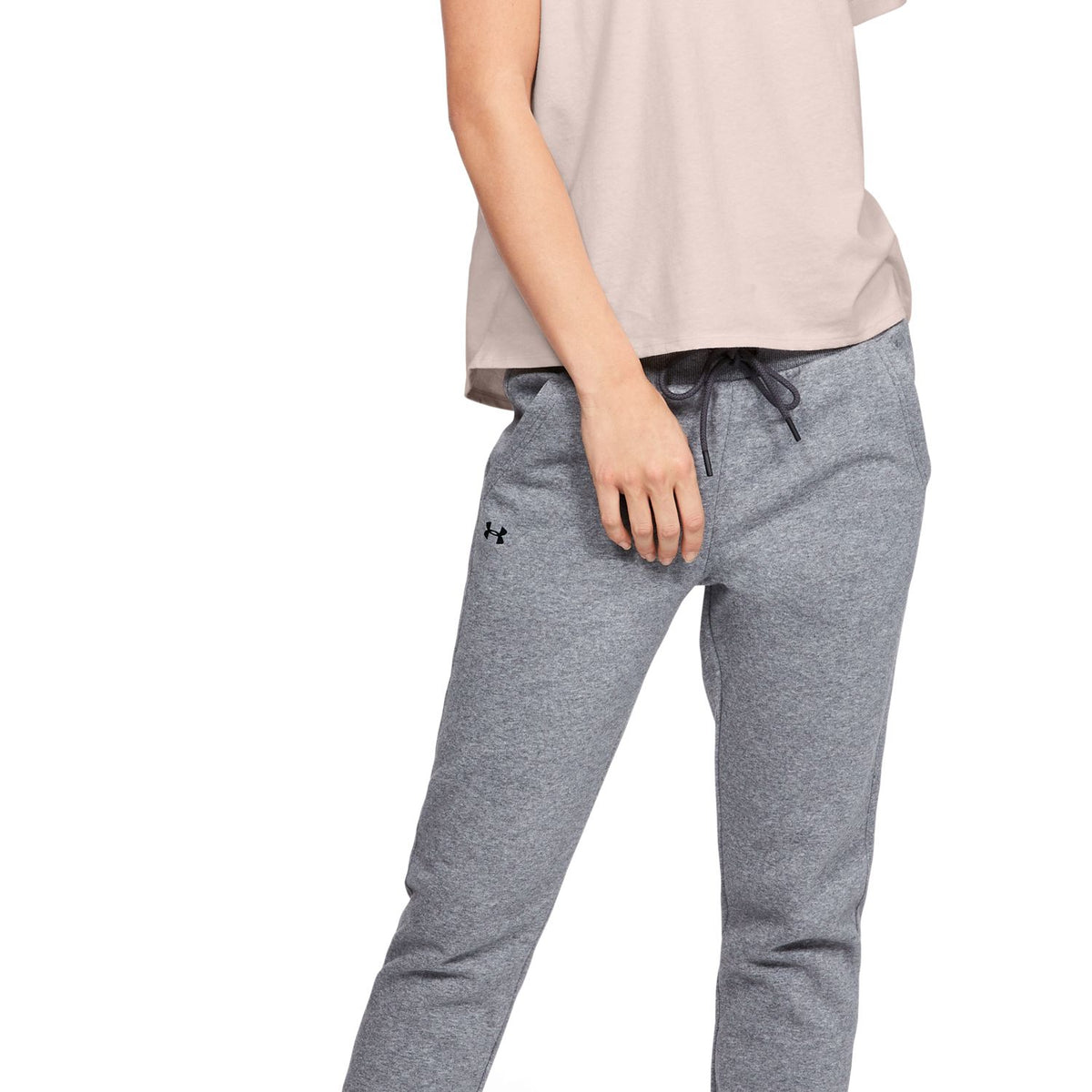 Polera manga corta UA Graphic Script Logo Fashion para mujer