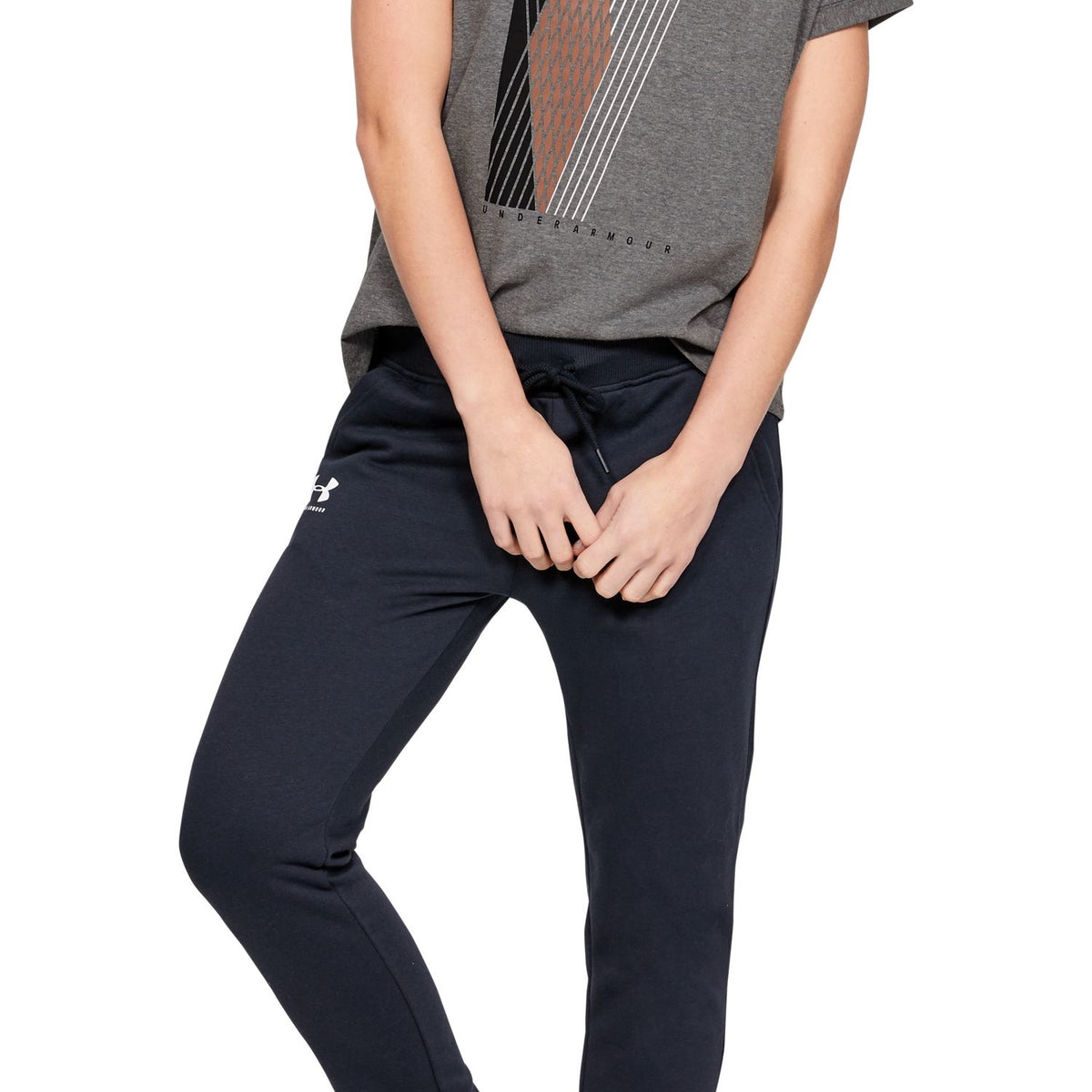 Polera manga corta UA Graphic Entwined Fashion para mujer