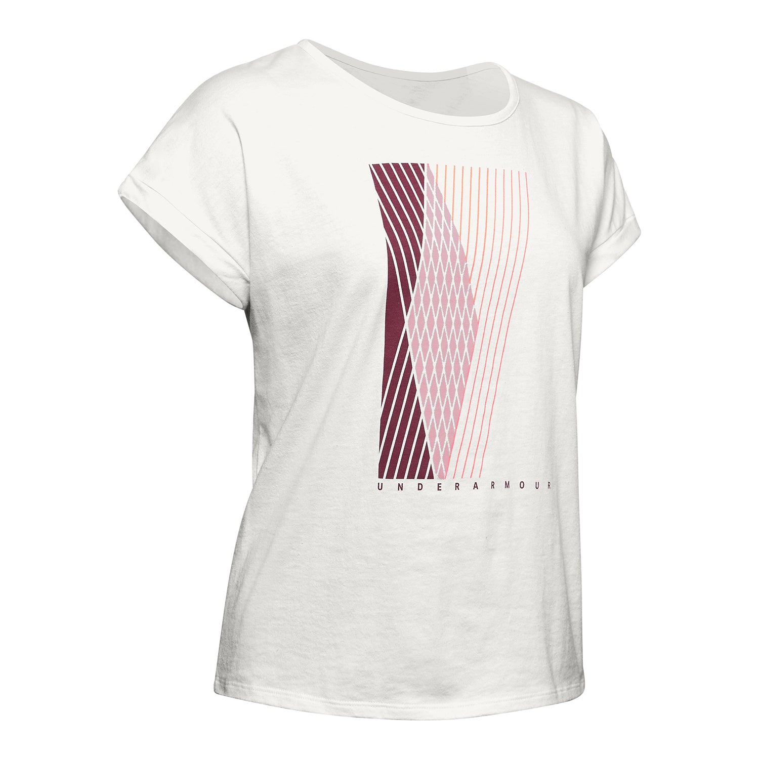 Polera manga corta UA Graphic Entwined Fashion para mujer