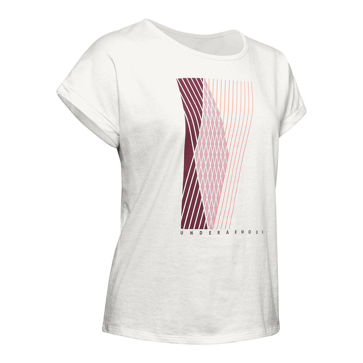Polera manga corta UA Graphic Entwined Fashion para mujer