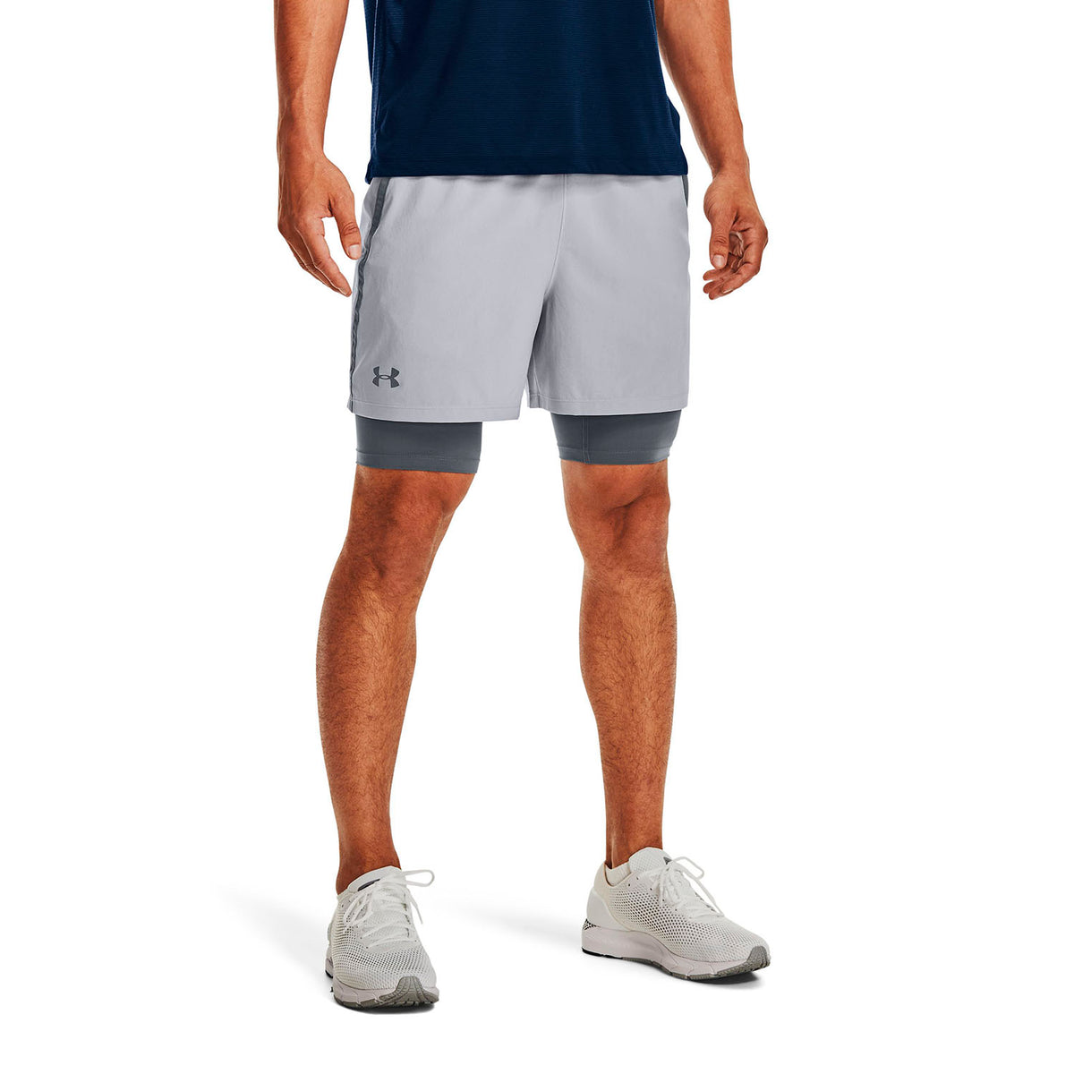 Shorts UA Qualifier 2-in-1 para hombre