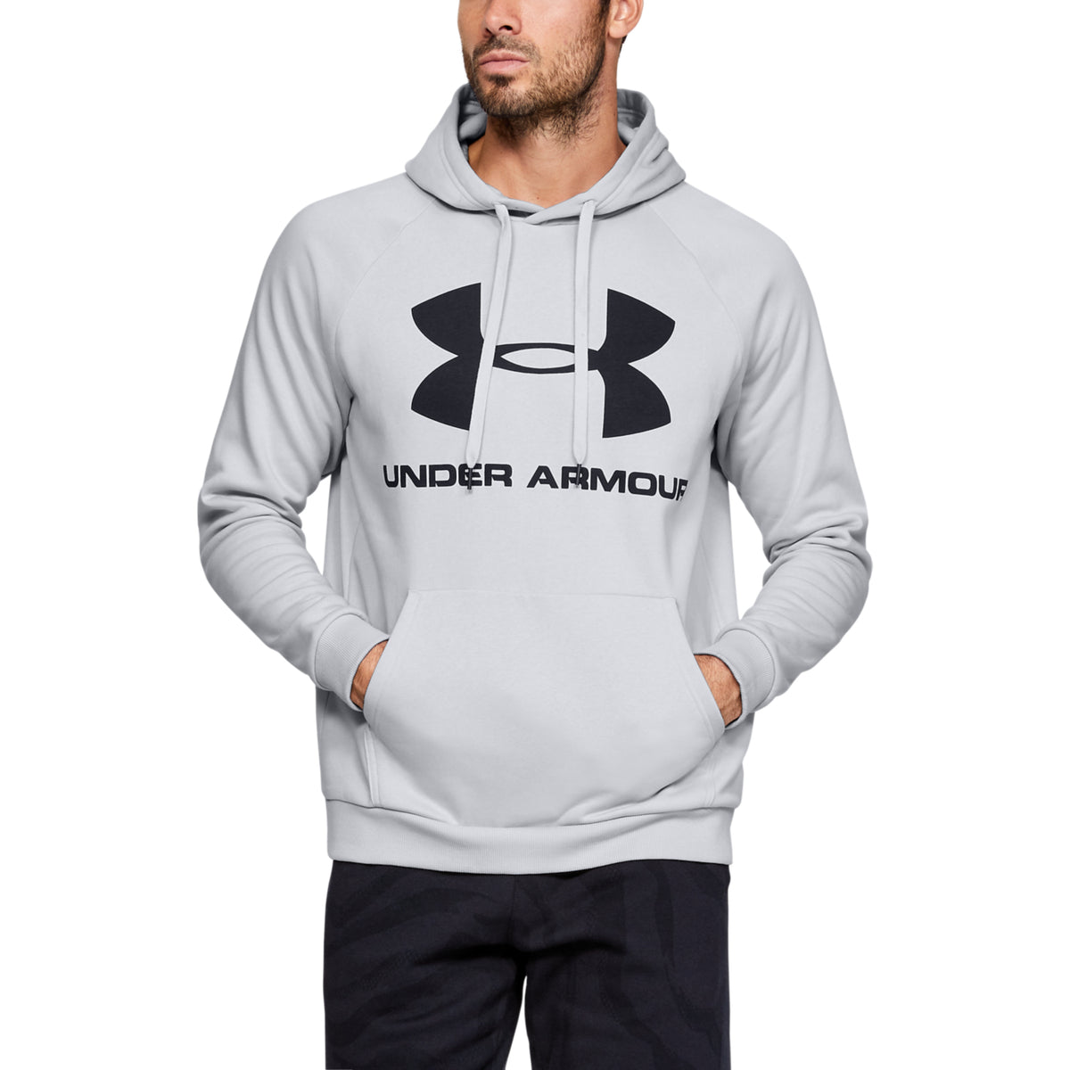 Sudadera con capucha UA Rival Fleece Logo para hombre