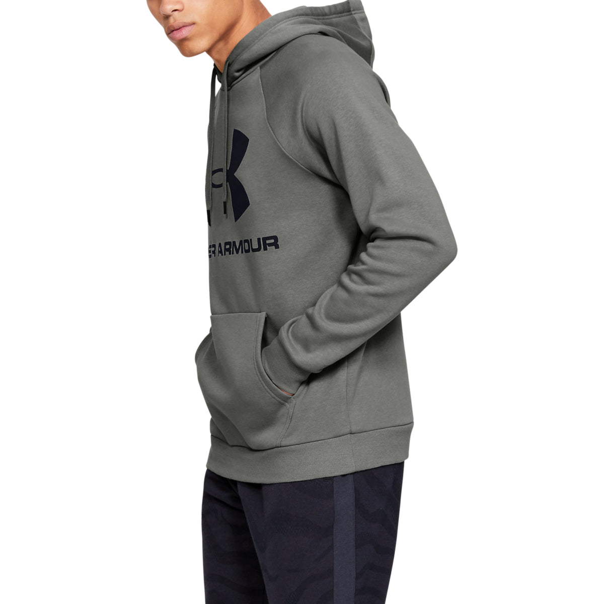 Sudadera con capucha UA Rival Fleece Logo para hombre