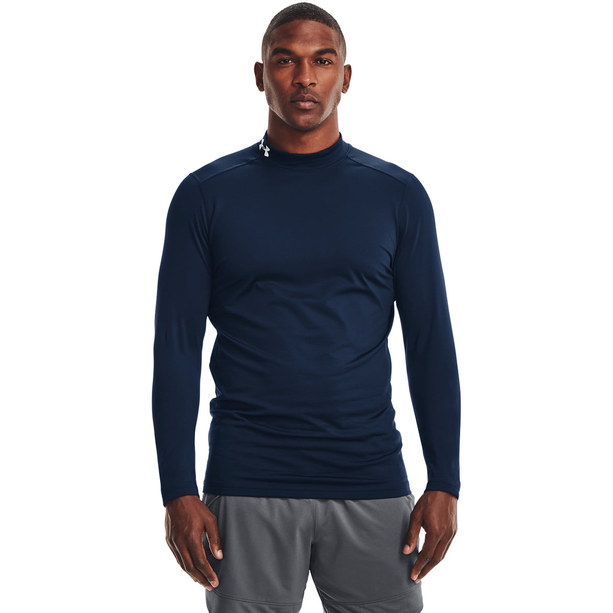 Polera Manga Larga Ua Armour Cg Fitted para Hombre
