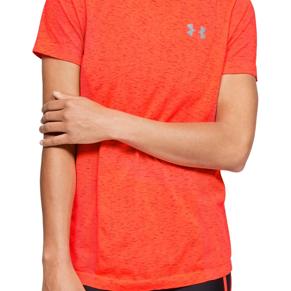 Polera manga corta UA Vanish Seamless Spacedye para mujer