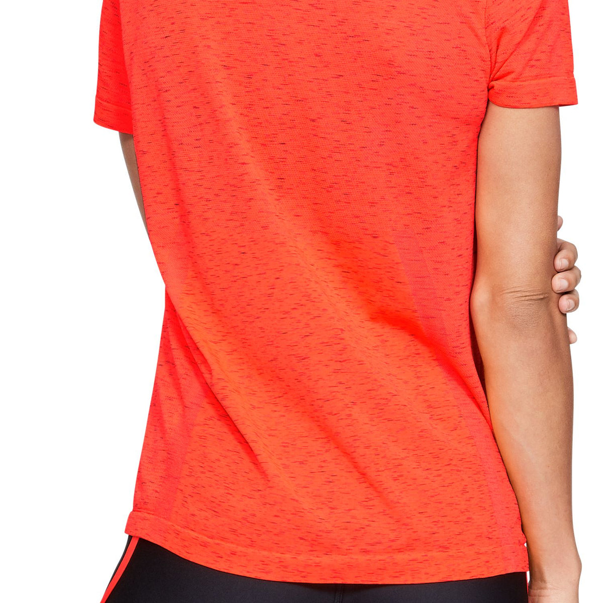 Polera manga corta UA Vanish Seamless Spacedye para mujer