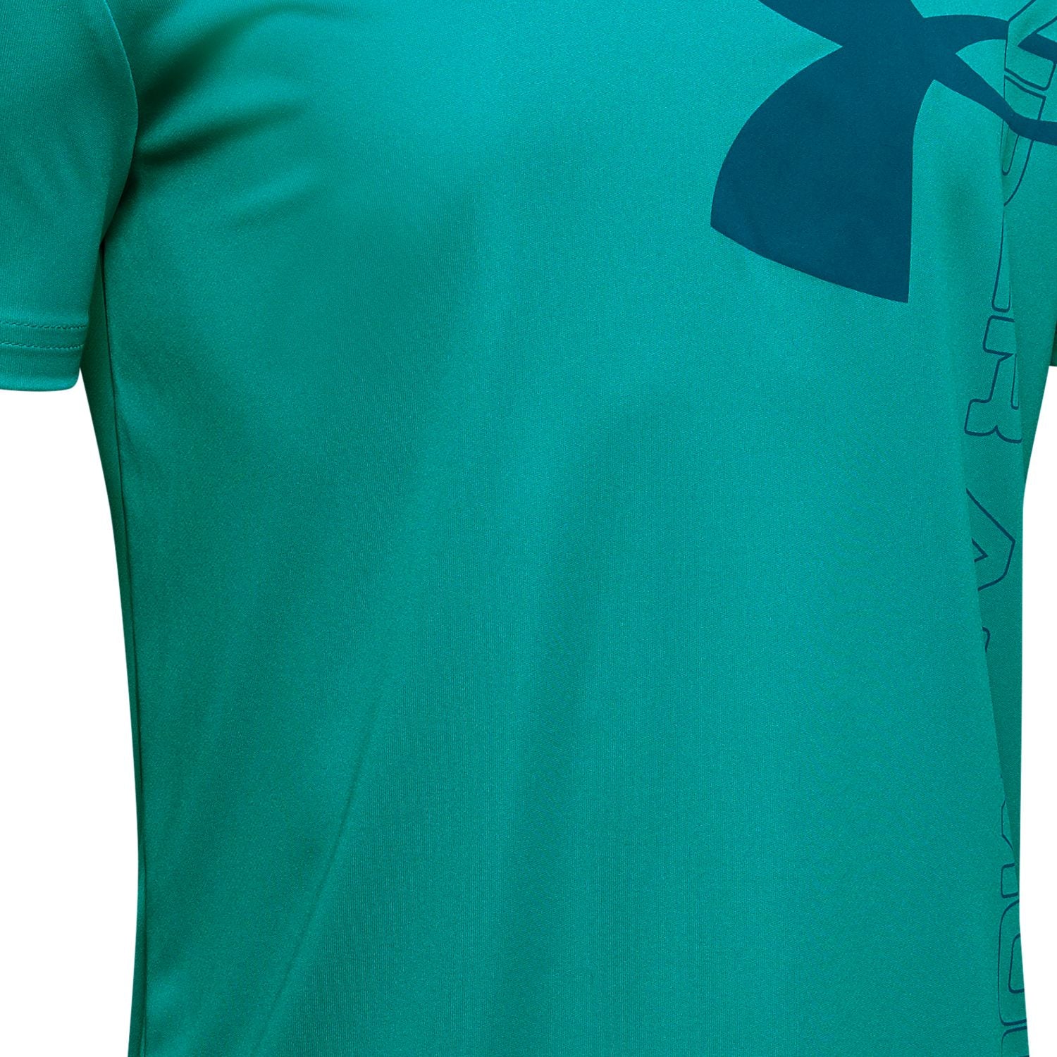 Polera manga corta UA Split Logo Hybrid para niño