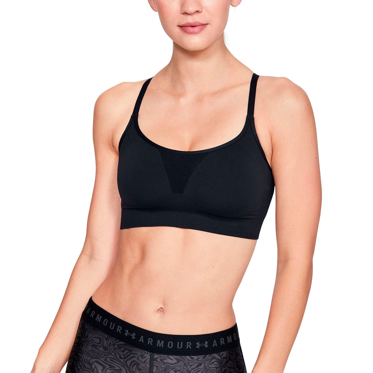 Sostén deportivo UA Vanish Seamless Essentials para mujer