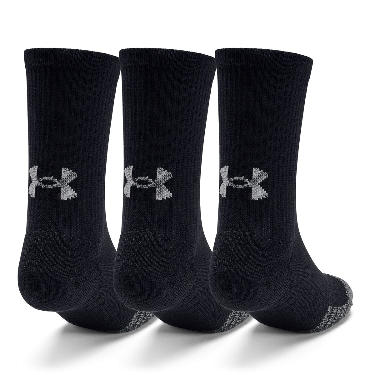 Paquete de tres pares de calcetines HeatGear® Crew para jóvenes