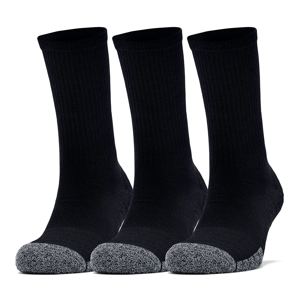 Paquete de tres pares de calcetines HeatGear® Crew para adultos