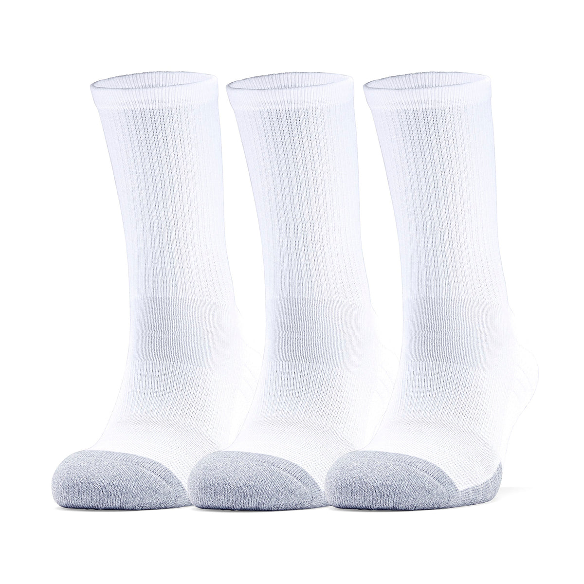 Paquete de tres pares de calcetines HeatGear® Crew para adultos