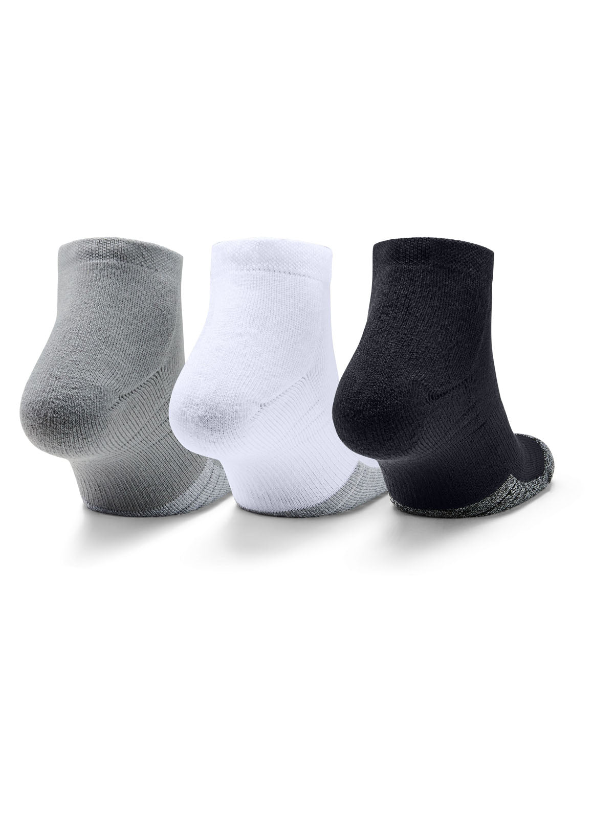 Paquete de tres pares de calcetines HearGear® Low Cut para adultos