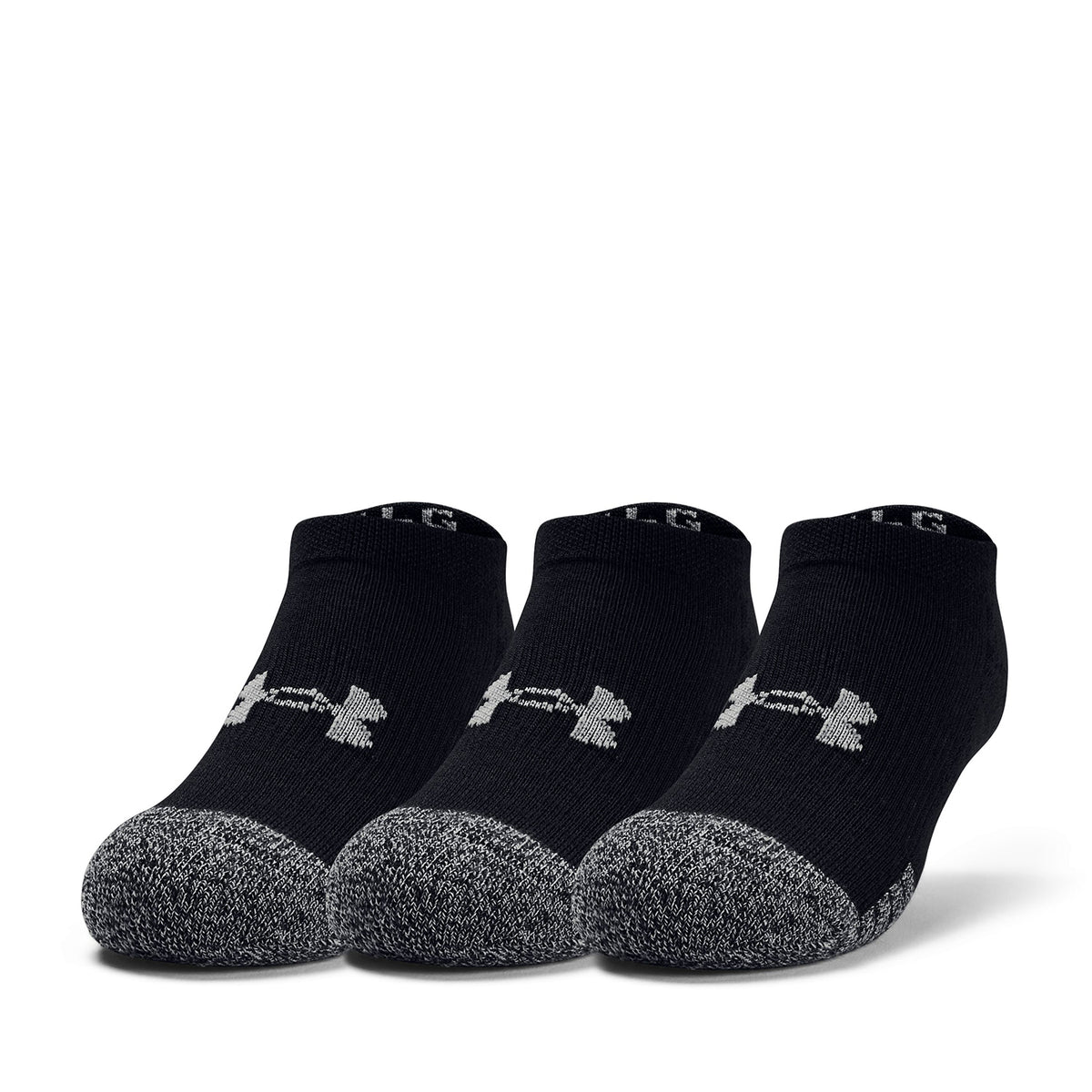 Paquete de tres pares de calcetines HeatGear® No Show para jóvenes