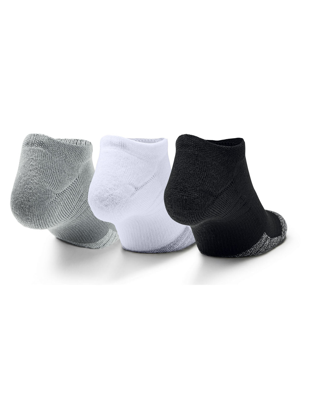 Paquete de tres pares de calcetines HeatGear® No Show para adultos