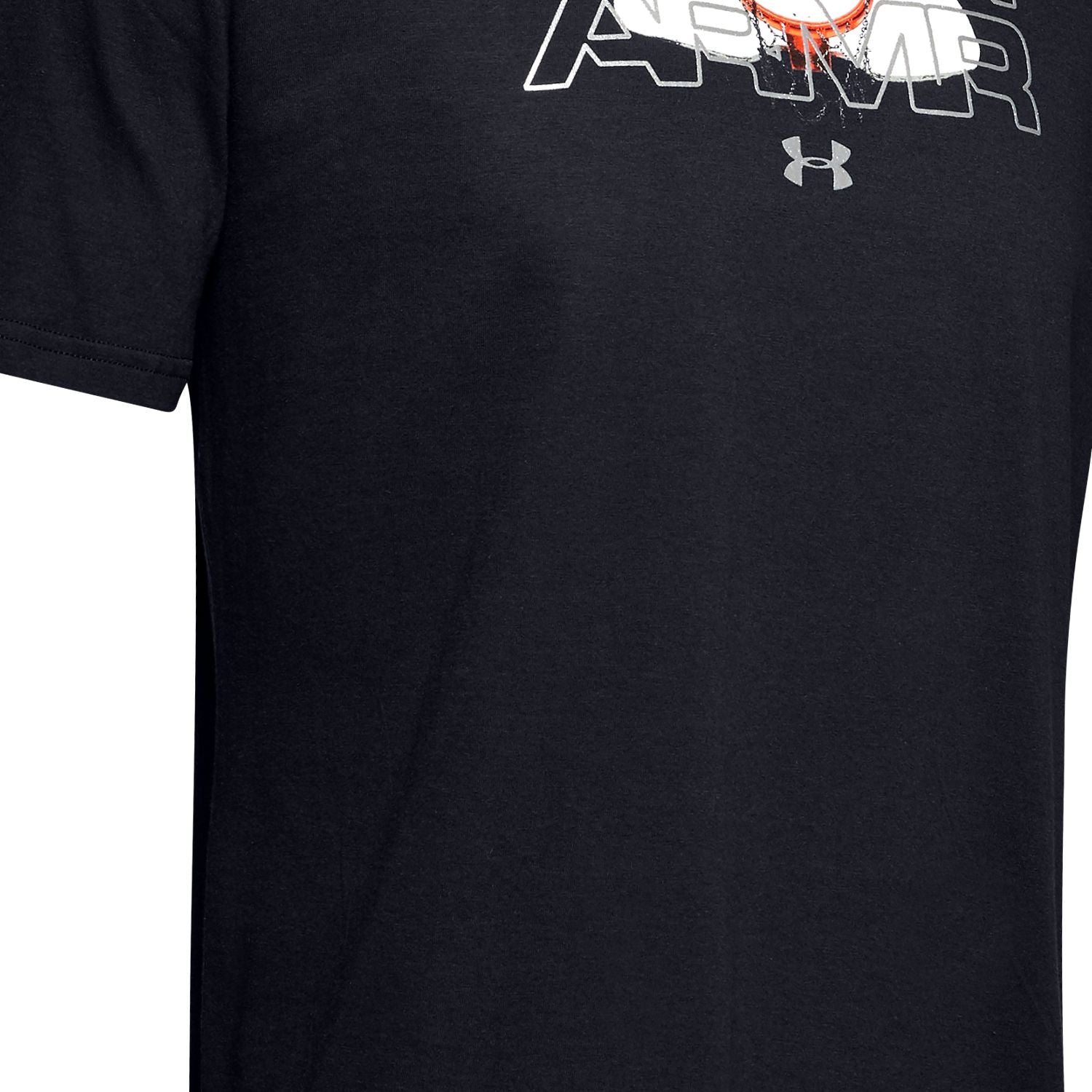 Polera con temática de básquetbol y gráfico de la marca UA para hombre