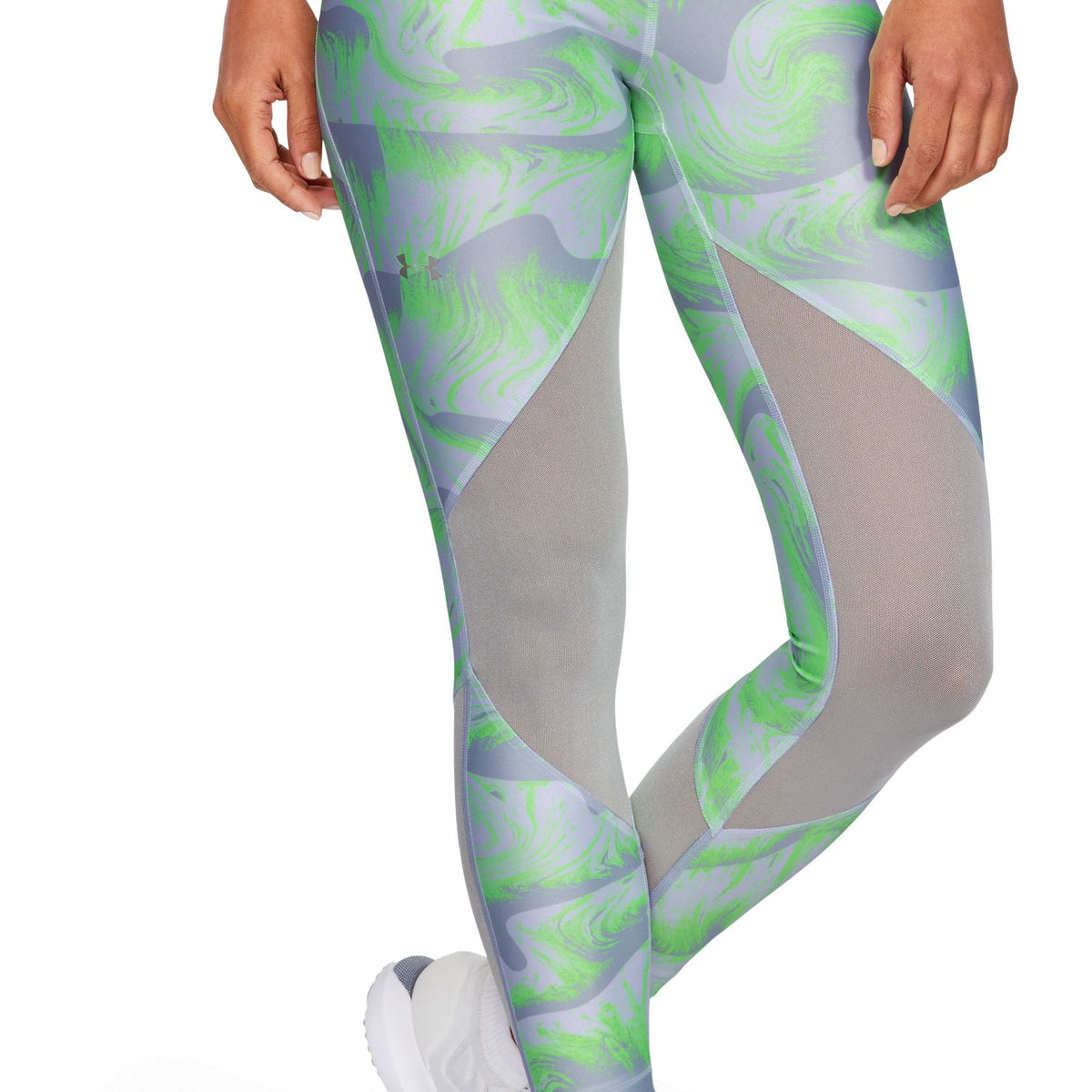 Calzas HeatGear® Armour Mesh Print Ankle Crop para Mujer