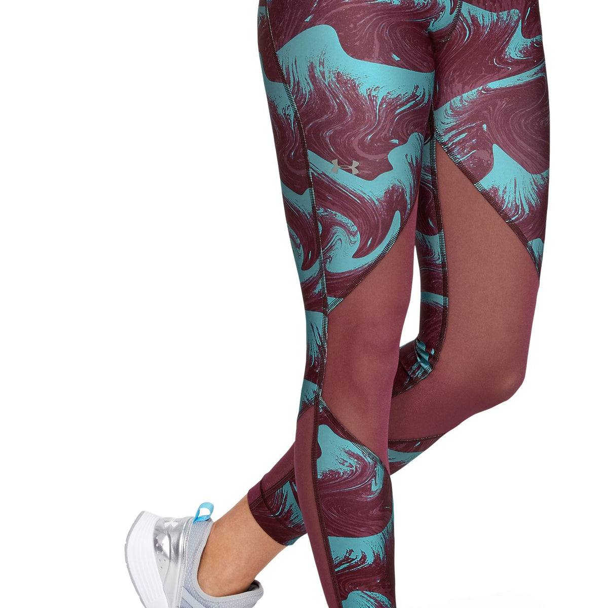 Calzas HeatGear® Armour Mesh Print Ankle Crop para Mujer