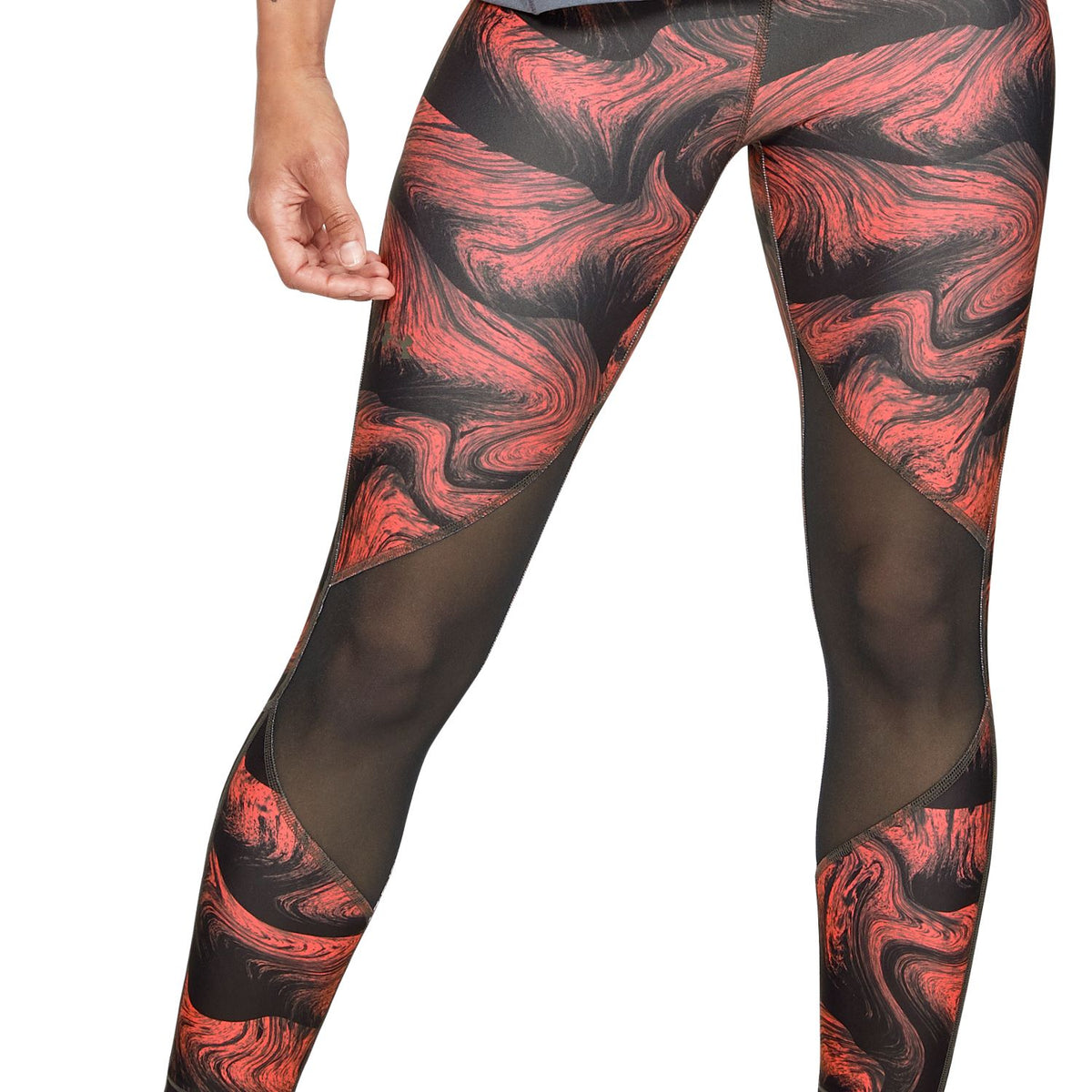 Calzas HeatGear® Armour Mesh Print Ankle Crop para Mujer