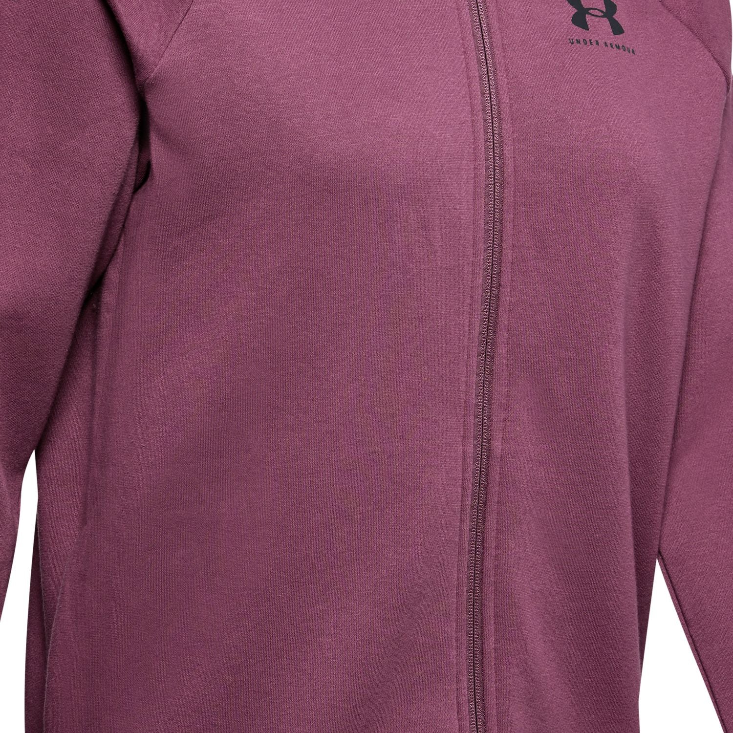 Polerón UA Rival Fleece Sportstyle LC Sleeve Graphic Full Zip para Mujer