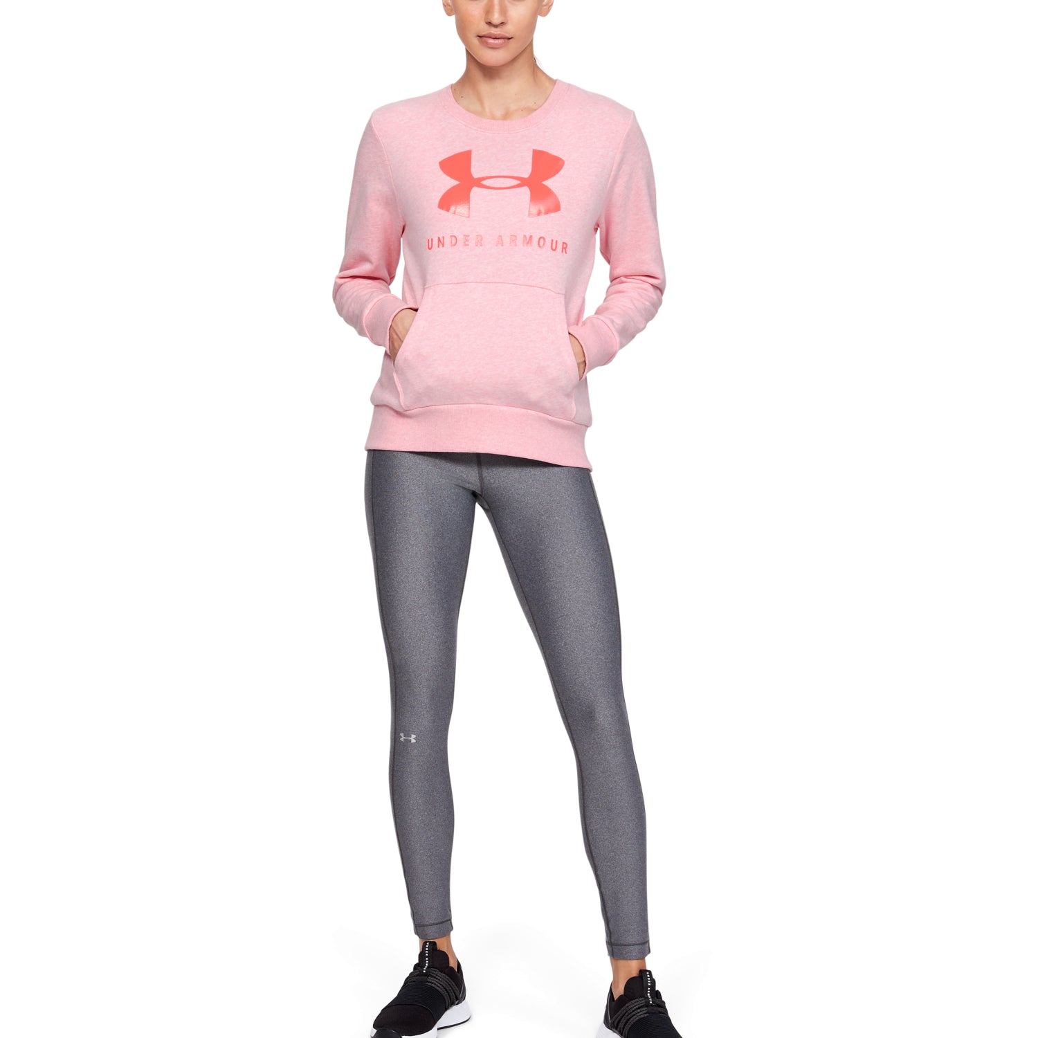 Polerón UA Favorite Fleece Sportstyle Graphic Crew para Mujer