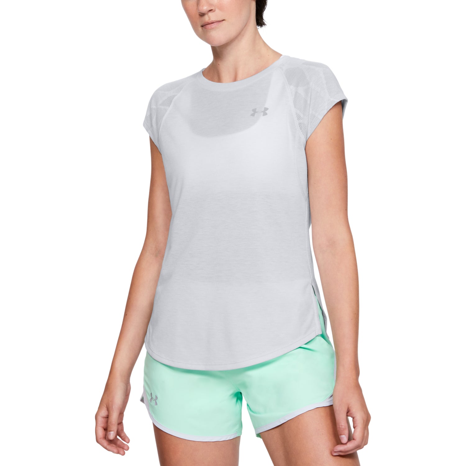 Polera Manga Corta UA Streaker 2.0 Shift para Mujer