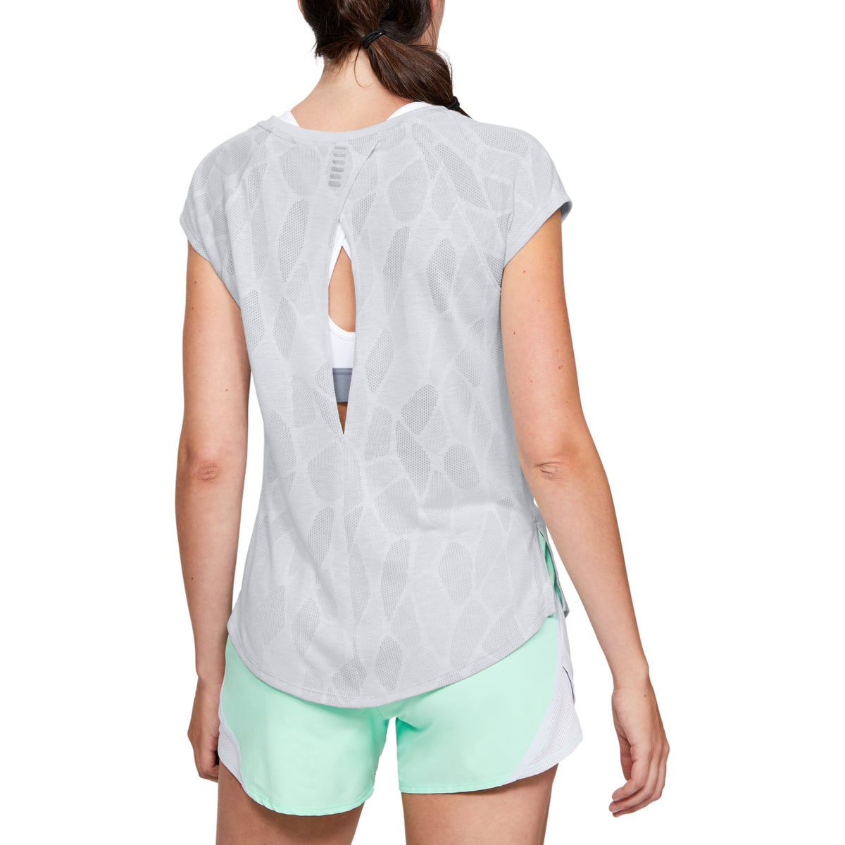 Polera Manga Corta UA Streaker 2.0 Shift para Mujer