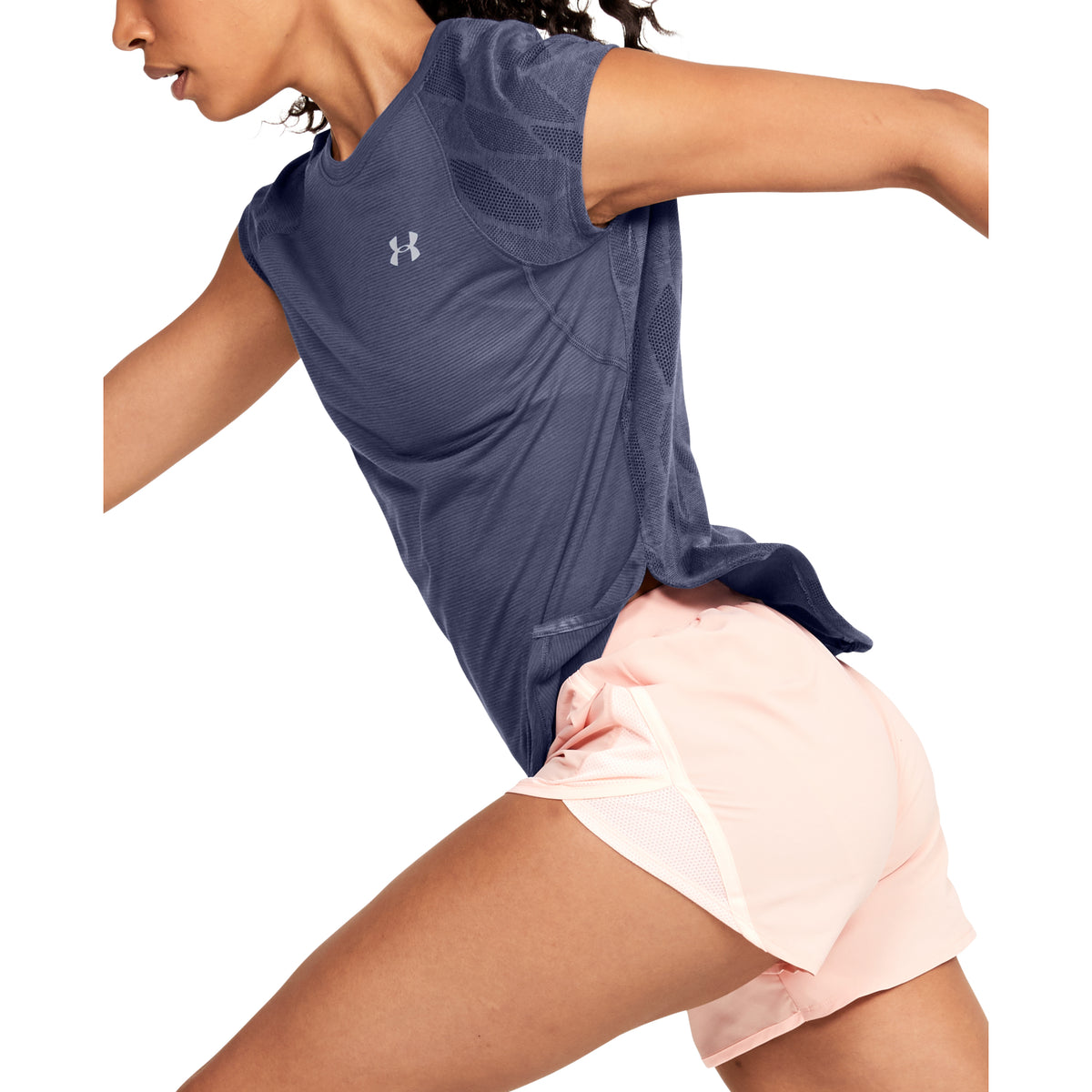Polera Manga Corta UA Streaker 2.0 Shift para Mujer