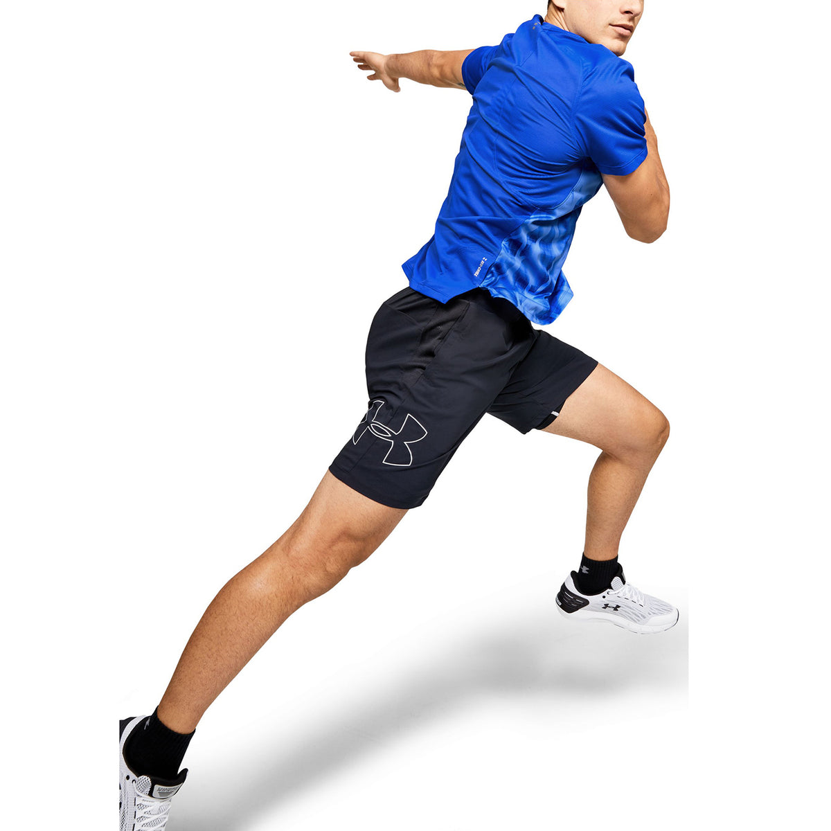 Polera Manga Corta UA Qualifier Iso-Chill Printed Run para Hombre