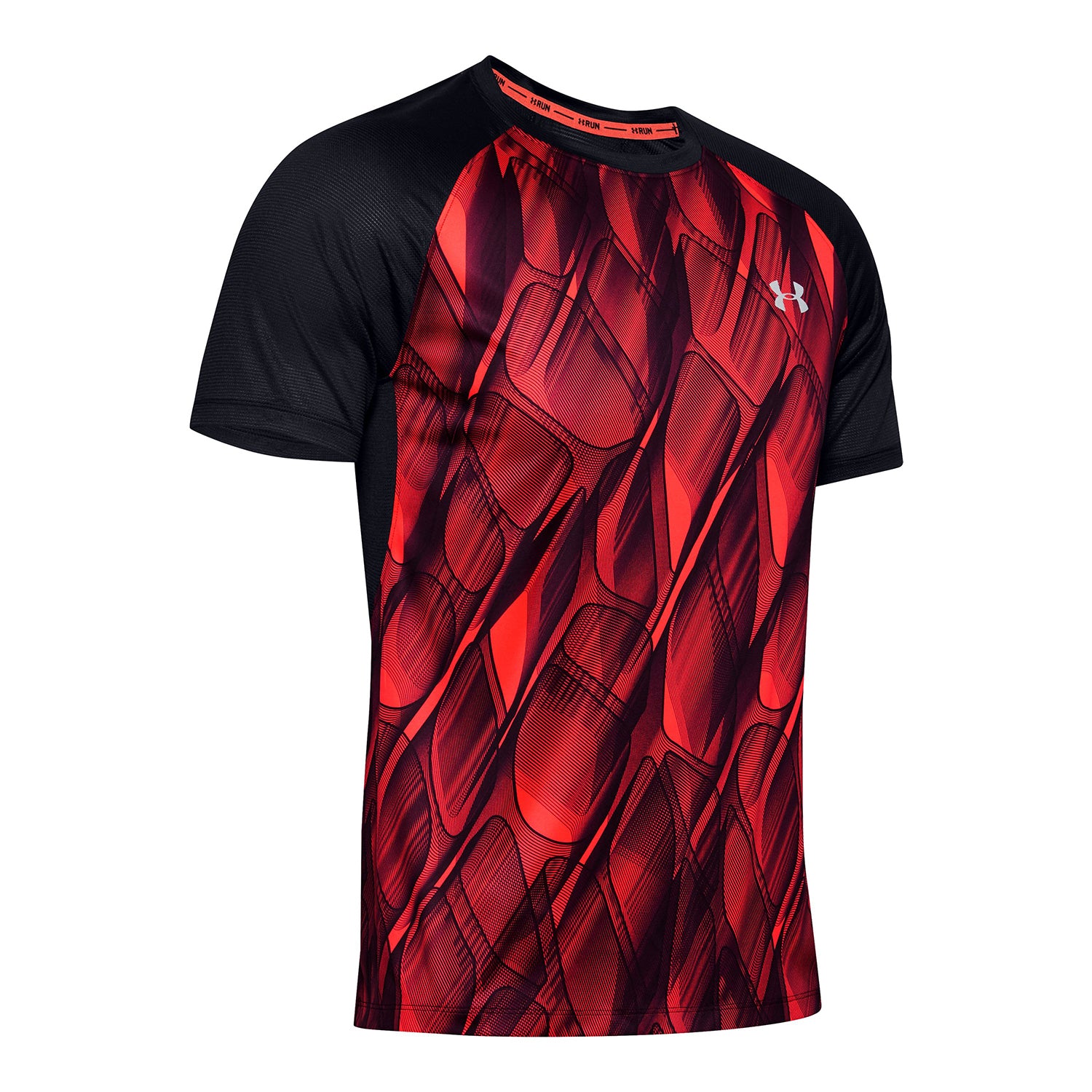 Polera Manga Corta UA Qualifier Iso-Chill Printed Run para Hombre