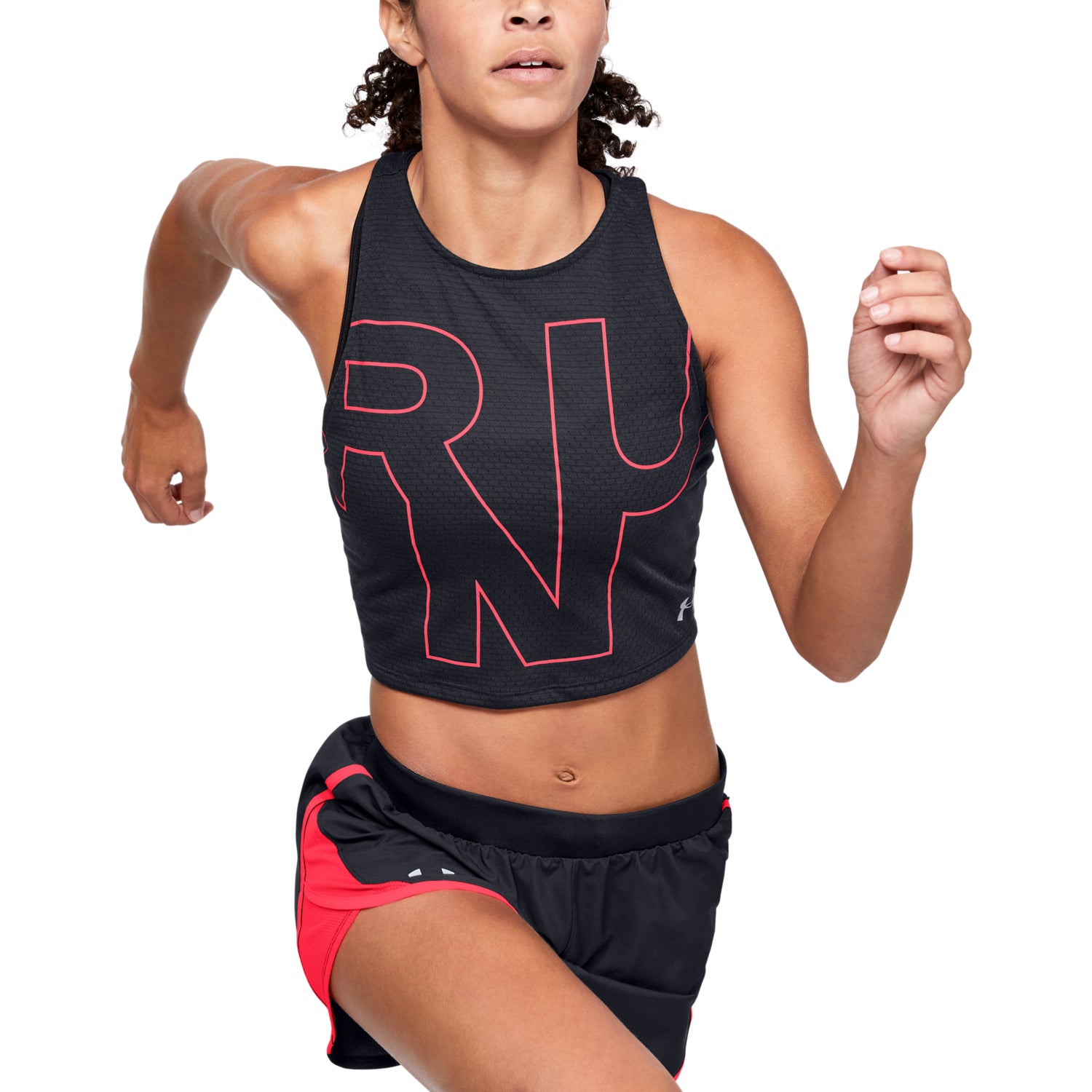 Polera Corta UA Streaker 2.0 RUN para Mujer