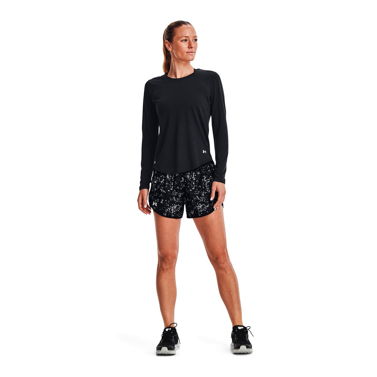 Shorts UA Fly-By 2.0 Printed para Mujer