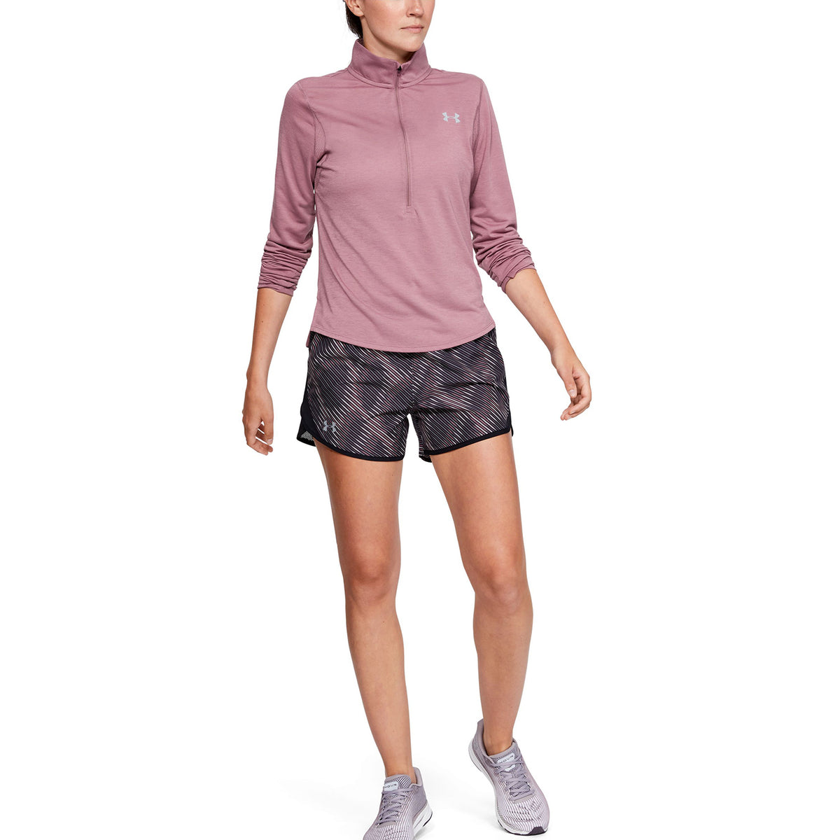 Shorts UA Fly-By 2.0 Printed para Mujer
