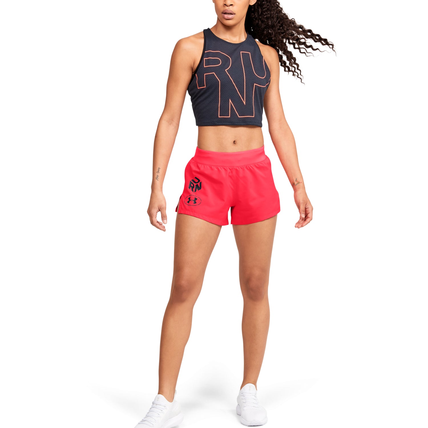 Shorts UA Launch SW 3" Get Out & Run para Mujer