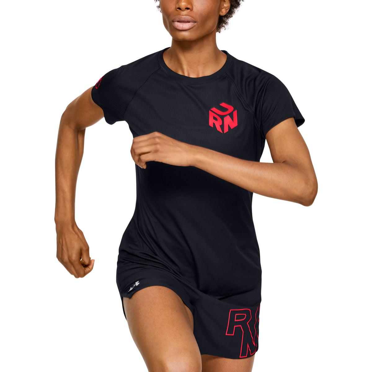 Polera Manga Corta UA Get Out & Run para Mujer