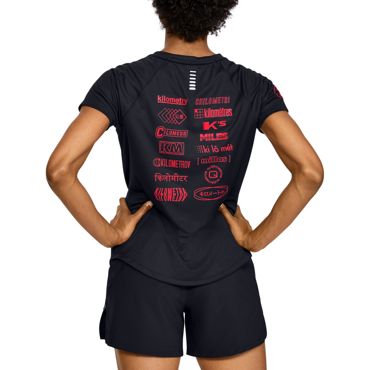 Polera Manga Corta UA Get Out & Run para Mujer