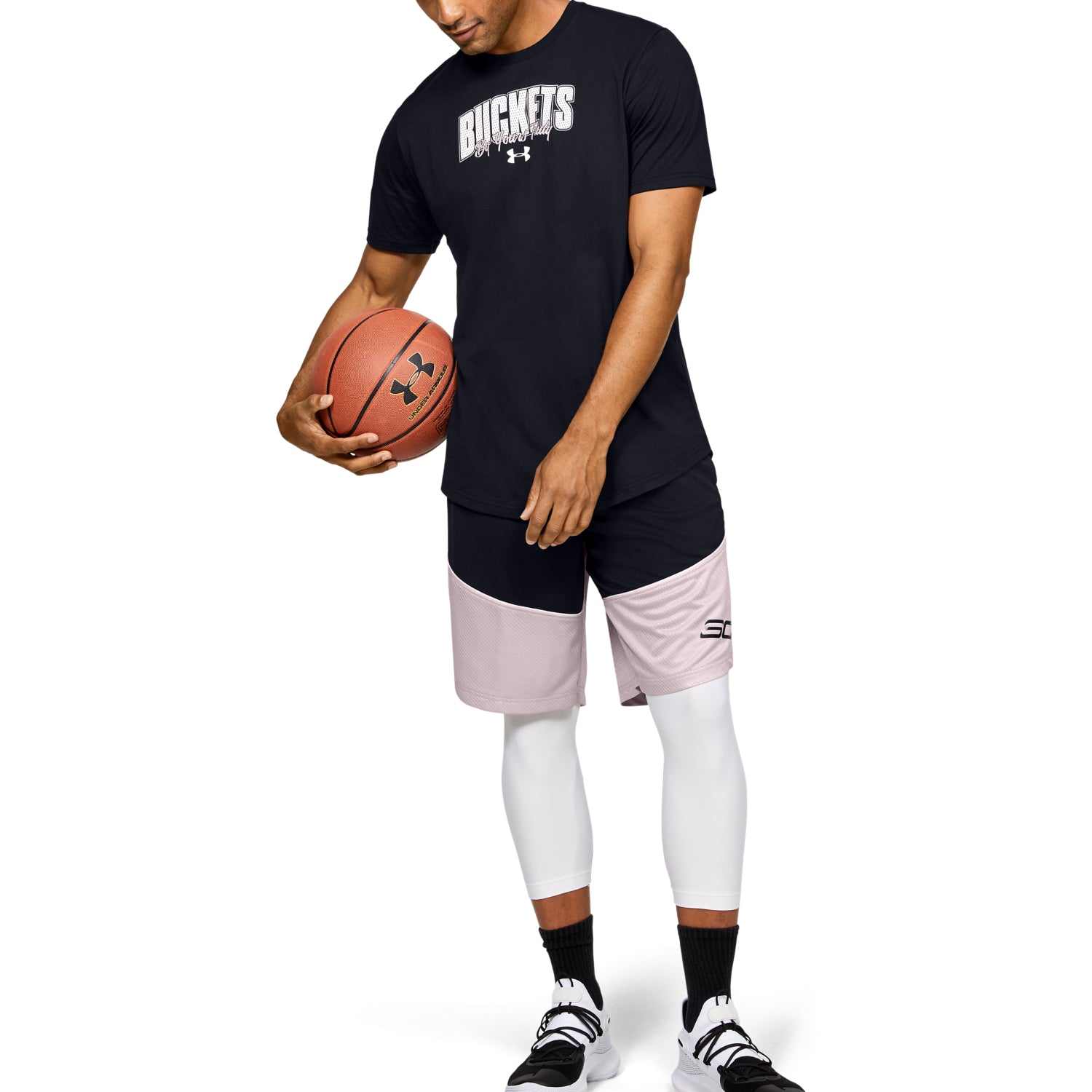 Polera UA Baseline Verbiage para Hombre