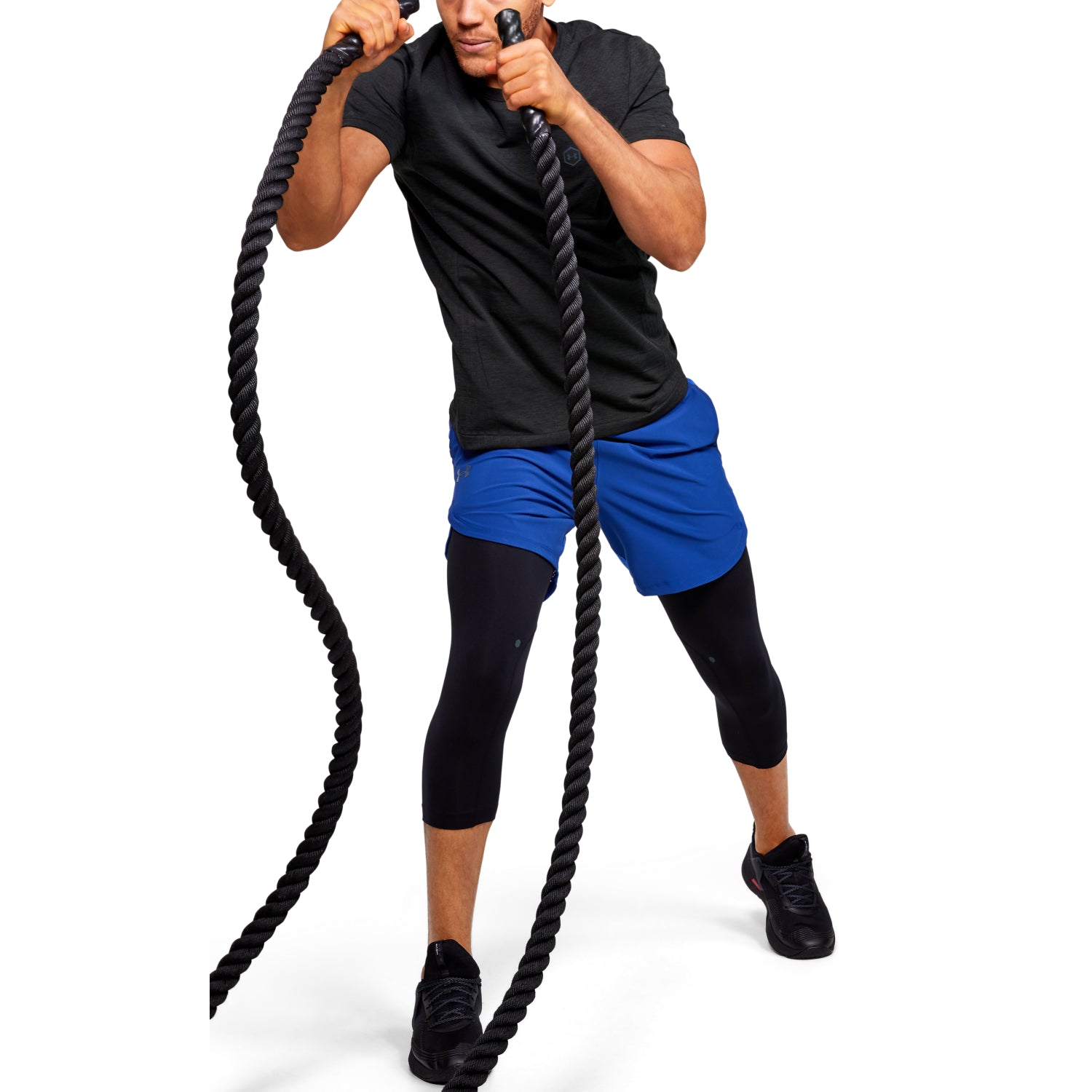 Polera Manga Corta UA RUSH™ Seamless Fitted para Hombre