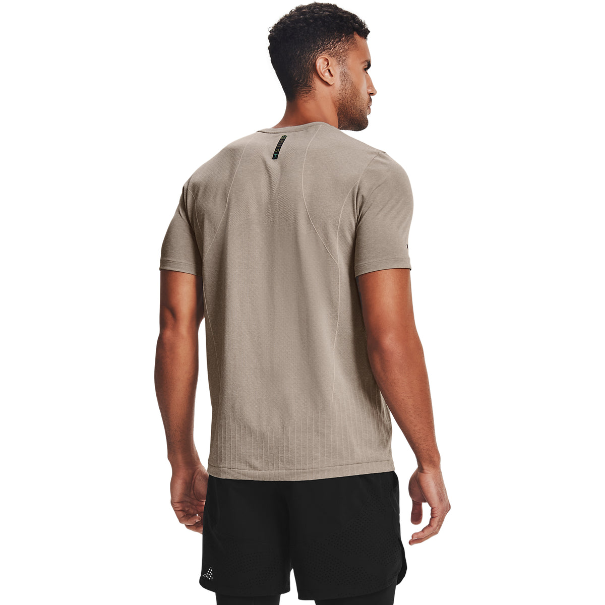 Polera Manga Corta UA RUSH™ Seamless Fitted para Hombre