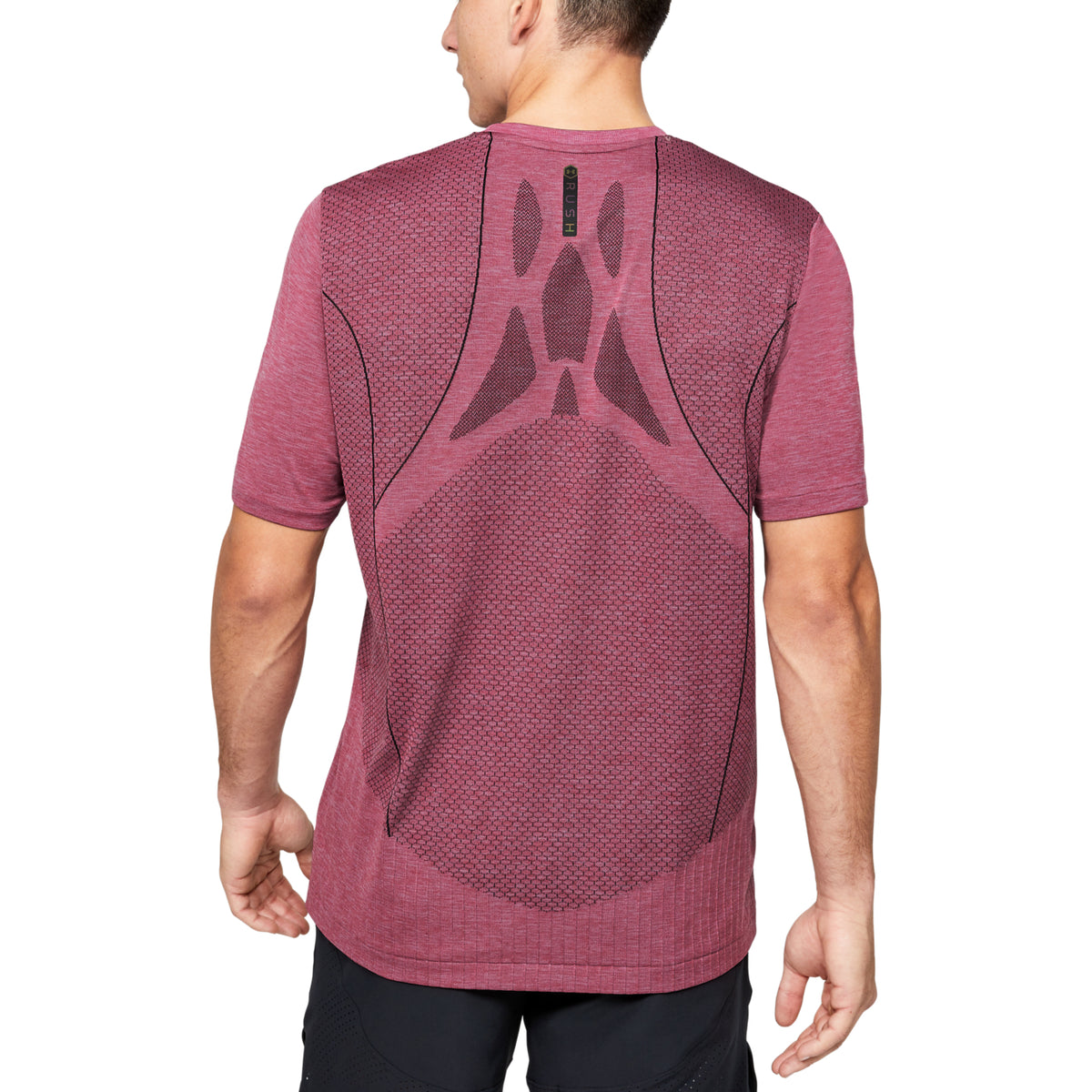 Polera Manga Corta UA RUSH™ Seamless Fitted para Hombre